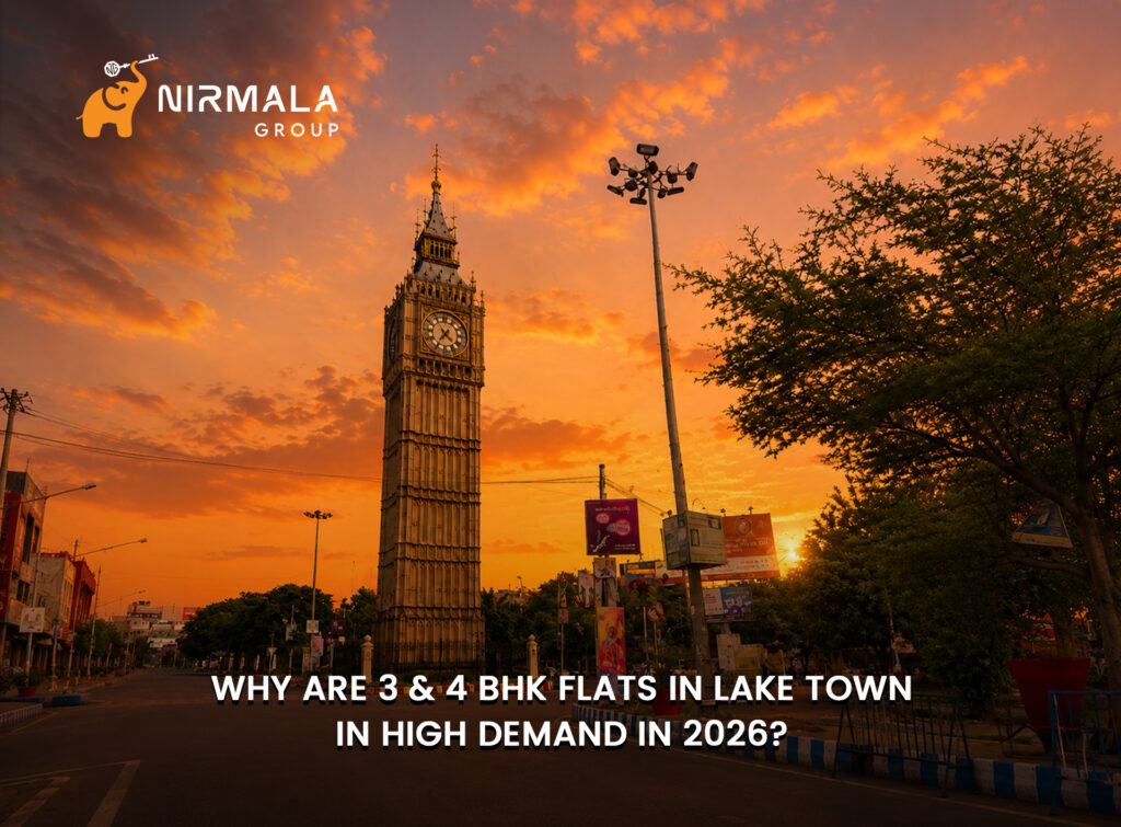 3 & 4 BHK Flats in Lake Town